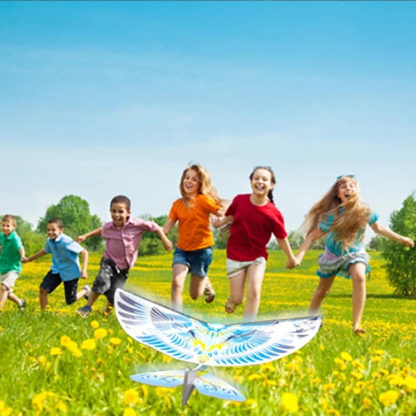 TECHBOY 98007+ – 2.4GHz-es távirányítós, élethű repülő madár (E-Bird) RC játék - kék