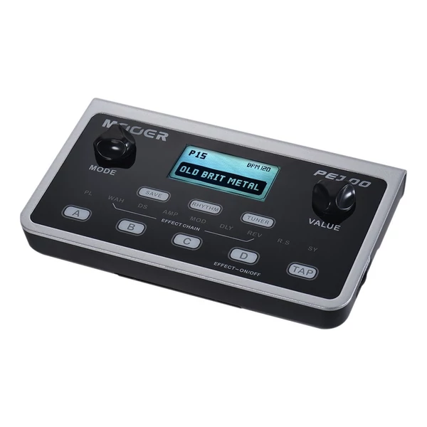 MOOER PE100 hordozható multieffektes processzor – gitár effektpedál