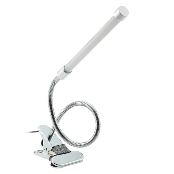 10W szemkímélő LED csíptetős lámpa – asztali/íróasztali olvasólámpa