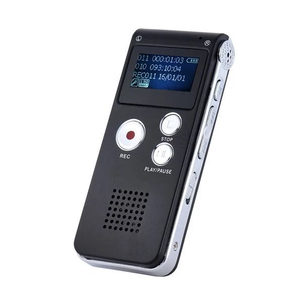 SK-012 8 GB-os intelligens digitális hangrögzítő, diktafon, MP3 zenelejátszó, hangvezérlés, VAR A-B ismétlés