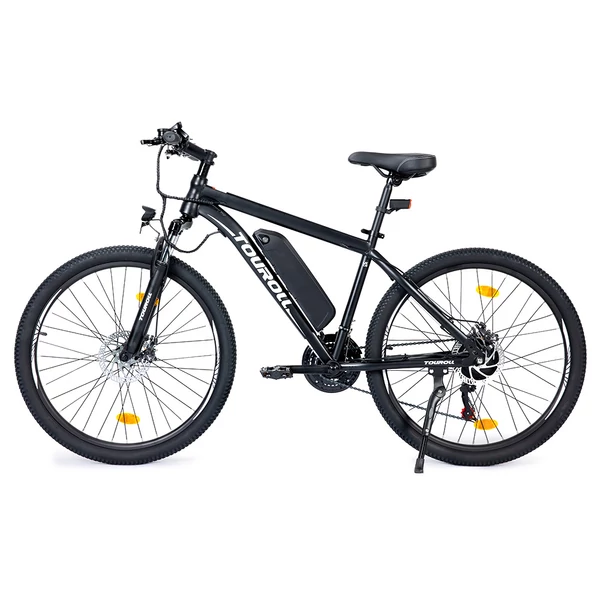 Touroll U1 29" terep e-MTB, 250W motor, 36V 13Ah akku, 65km hatótáv, Shimano 21 seb., tárcsafék, IPX4 - Fekete