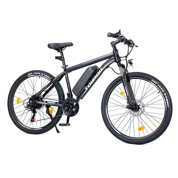 Touroll U1 29" terep e-MTB, 250W motor, 36V 13Ah akku, 65km hatótáv, Shimano 21 seb., tárcsafék, IPX4 - Fekete