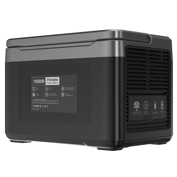 OUKITEL P1000 PLUS hordozható erőmű, 1800W 1024Wh LiFePO4, gyors töltés, okos vezérlés, kültéri, vészhelyzet