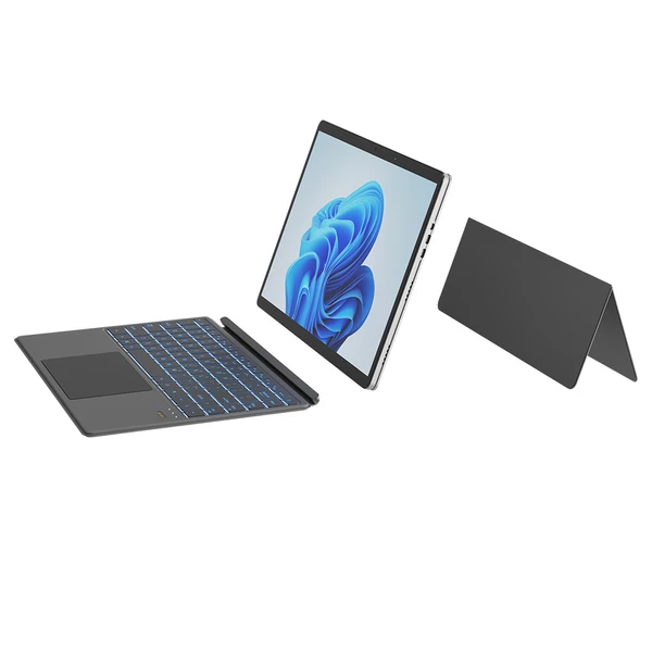 Ninkear T40 2 az 1-ben tablet PC, 14" IPS érintőkijelző, Intel N100, 16GB RAM, 512GB SSD, WiFi 6, BT 5.2, 5000mAh, RGB billentyűzet