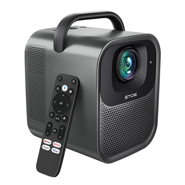 [Netflix & Google TV tanúsítvánnyal] ETOE Seal Pro 1000 ANSI LCD projektor, natív 1080P, Dolby Audio, autofókusz, Chromecast