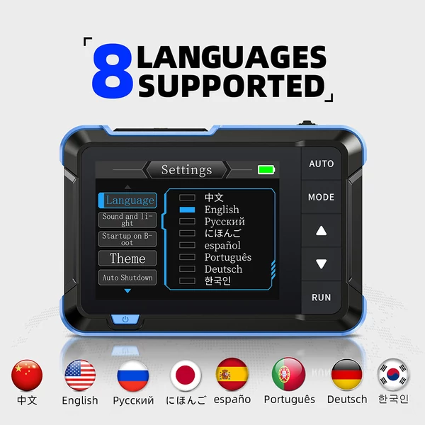 FNIRSI DSO153 digitális oszcilloszkóp, 2,8" kijelző, 1000mAh akkumulátor, 1MHz sávszélesség, 5MS/s, standard verzió