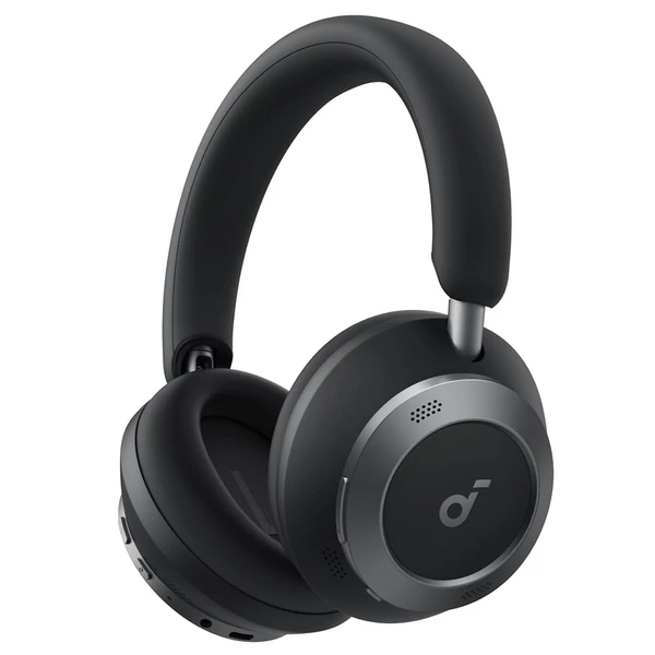Anker Soundcore Space One Pro fejhallgató, adaptív ANC, 40 óra üzemidő, Hi-Res vezeték nélküli hang, gyorstöltés - Fekete