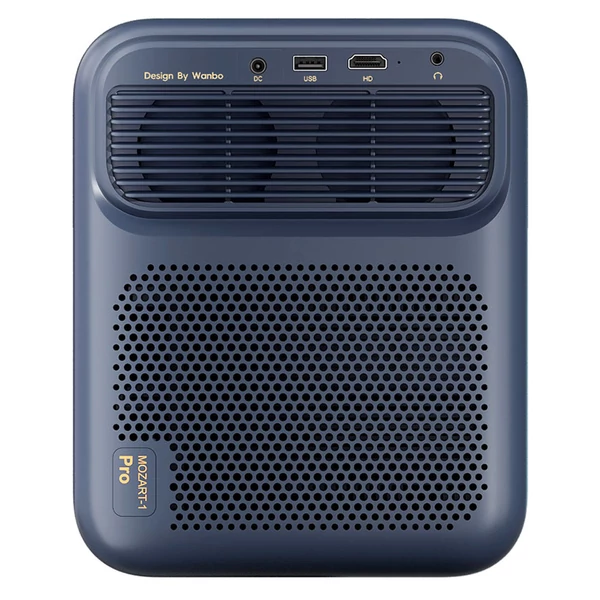 Wanbo Mozart 1 Pro projektor (Netflix, Android TV 11, 900 ANSI lumen, natív 1080p, 16W hangszóró, Chromecast, autofókusz)