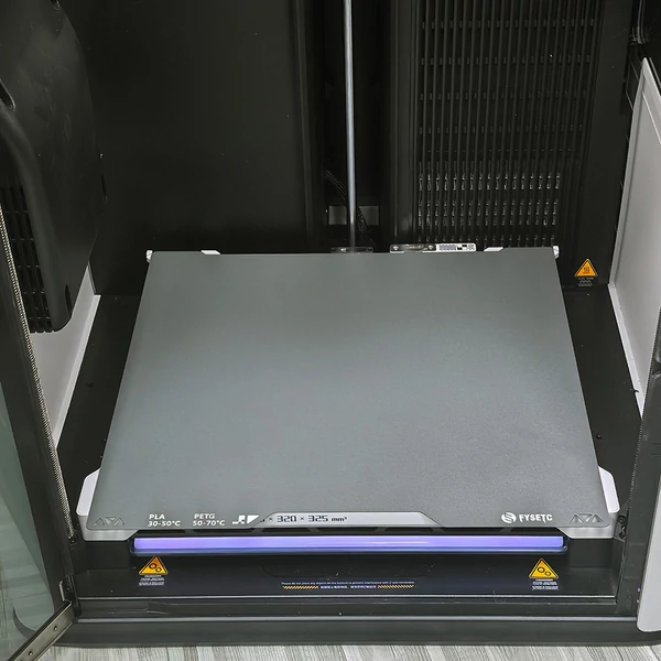 FYSETC CryoNix nyomtatólap, kétoldalas, alacsony hőmérsékletű, 355x347mm, Bambu Lab H2D-hez
