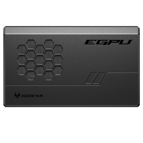 AOOSTAR XG76XT eGPU dokkoló AMD Radeon RX 7600XT GPU-val, 8GB GDDR6, 128bit, USB4, Oculink, HDMI, 2×DP, Type-C, 100W töltés