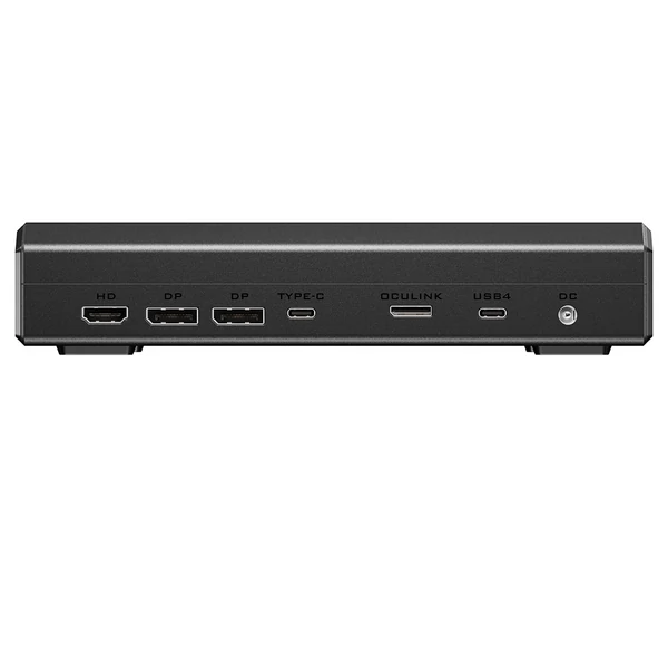 AOOSTAR XG76XT eGPU dokkoló AMD Radeon RX 7600XT GPU-val, 8GB GDDR6, 128bit, USB4, Oculink, HDMI, 2×DP, Type-C, 100W töltés