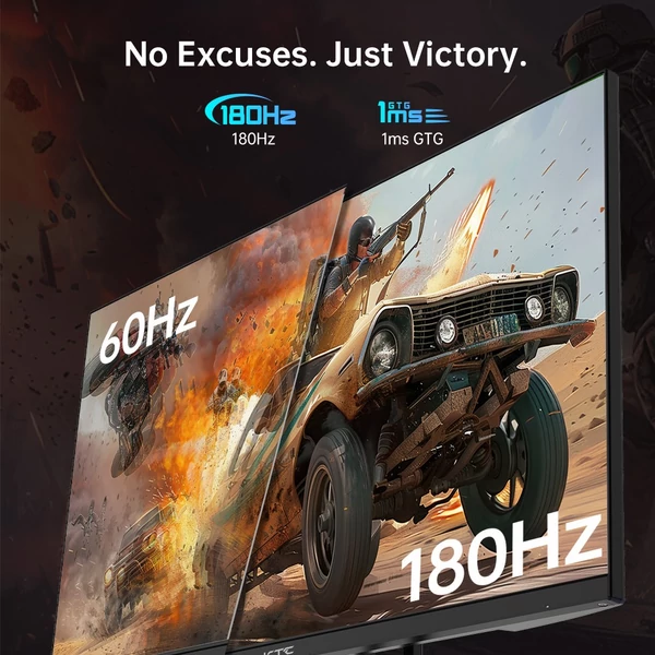 KTC H27T22C 27" gaming monitor, 2560x1440, 180Hz, 1ms, FAST IPS, FreeSync & G-Sync, 124% sRGB, alacsony kékfény, villódzásmentes