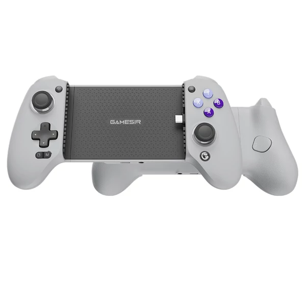 GameSir G8 Galileo Bluetooth játékvezérlő, 6 tengelyes giroszkóp, Hall-effektus karok, 1000mAh, Switch/iOS/Android/PC - Szürke