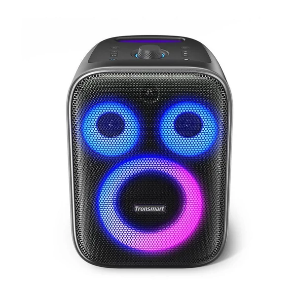 Tronsmart Halo 200 Karaoke Party hangszóró 120W, 2 vezeték nélküli mikrofonnal – Fekete