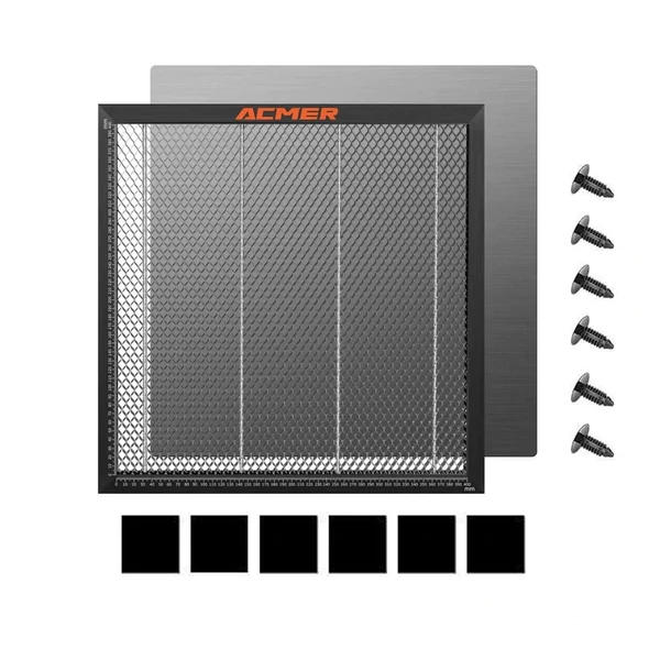 SCULPFUN S9 5,5W lézergravírozó + lézerágy + forgóhenger