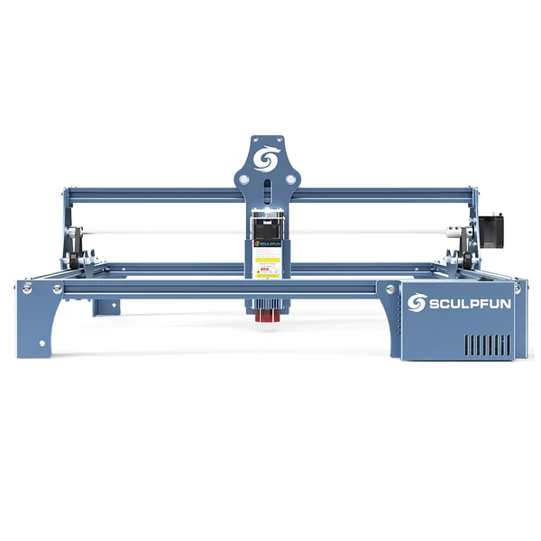 SCULPFUN S9 5,5W lézergravírozó + lézerágy + forgóhenger