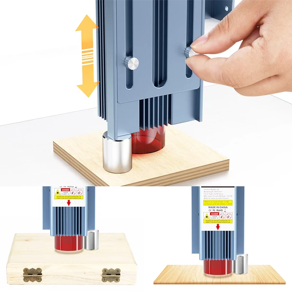SCULPFUN S9 5,5W lézergravírozó + lézerágy + forgóhenger