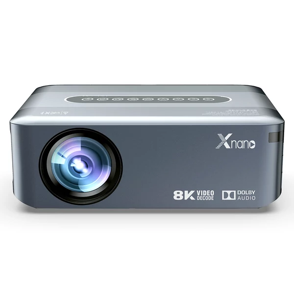 XNANO X1 Android 9.0 LCD projektor, 1080P natív, 12000LM, Dolby Audio, WiFi, Bluetooth, HDR10+, 8K, 2GB/16GB