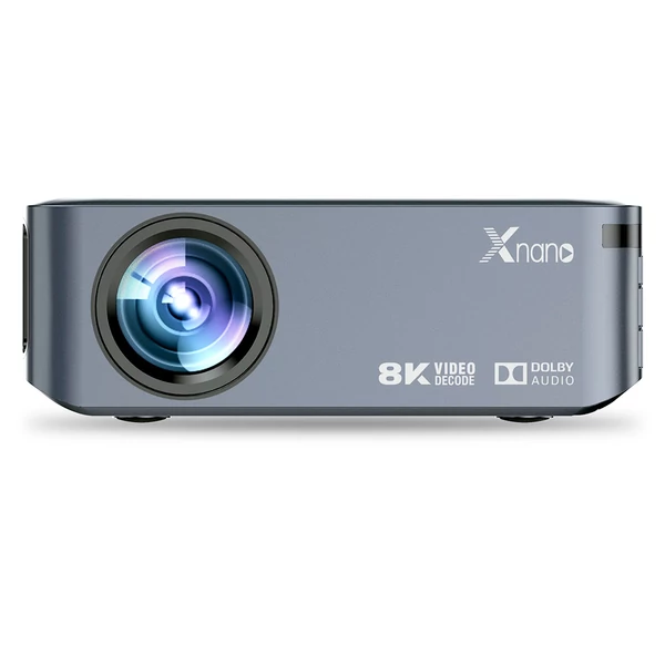 XNANO X1 Android 9.0 LCD projektor, 1080P natív, 12000LM, Dolby Audio, WiFi, Bluetooth, HDR10+, 8K, 2GB/16GB