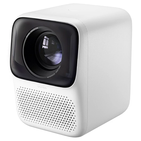 Wanbo T2 Max ÚJ LCD projektor, natív 1080P, 450 ANSI lumen, Android 9.0, AI fókusz, Netflix, YouTube - Fehér