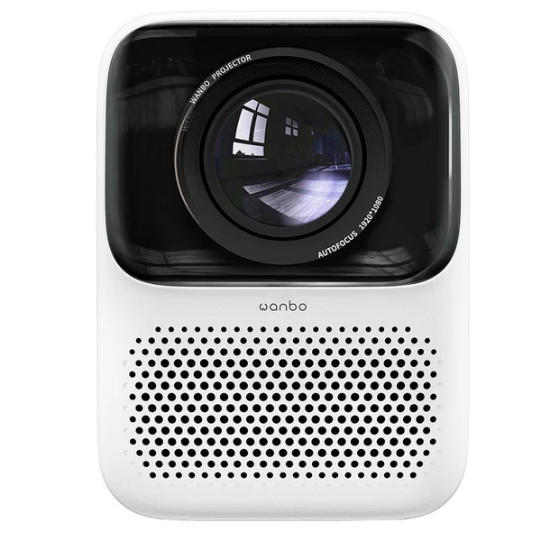 Wanbo T2 Max ÚJ LCD projektor, natív 1080P, 450 ANSI lumen, Android 9.0, AI fókusz, Netflix, YouTube - Fehér