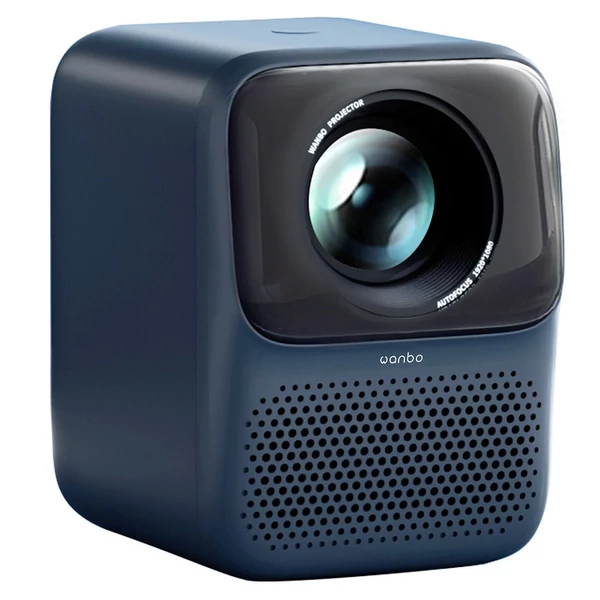 Wanbo T2 Max ÚJ LCD projektor, natív 1080P, 450 ANSI lumen, Android 9.0, AI fókusz, Netflix, YouTube - Kék