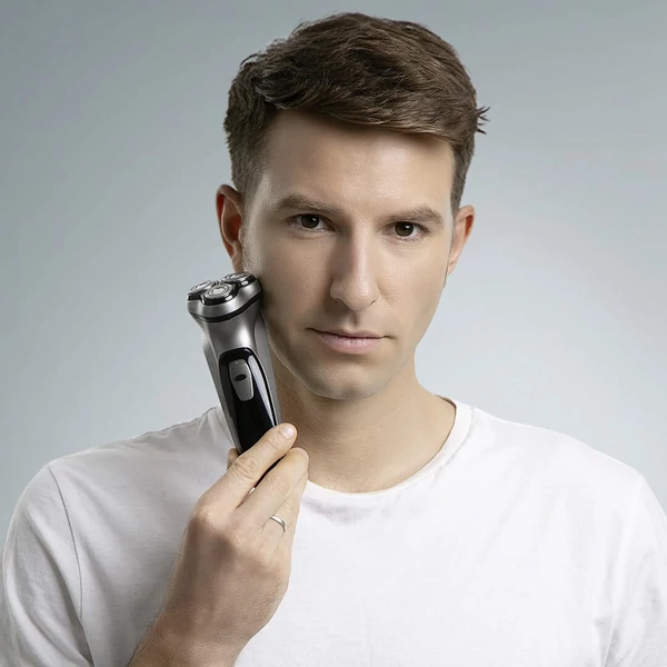 Xiaomi Enchen BlackStone 3D okos lebegőfejes elektromos borotva, vízálló, USB töltés, férfiaknak – Fekete