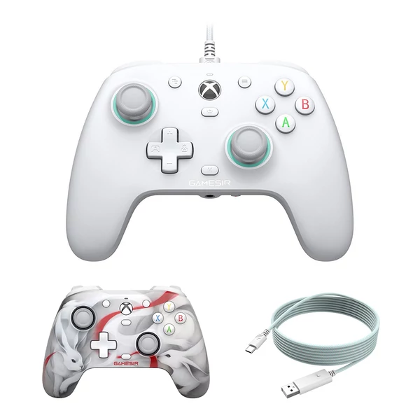 [Xbox minősített] Gamesir G7 SE vezetékes kontroller + előlap + 3m USB-A–C kábel, Hall Effect karok, 1 hó ingyen XGPU