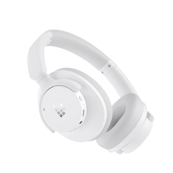 Tronsmart Sounfii Q20 ANC Bluetooth fejhallgató, 50 óra üzemidő, 90°-ban forgatható párnák, 2 eszköz párosítás, mikrofon, zajszűrés - Fehér