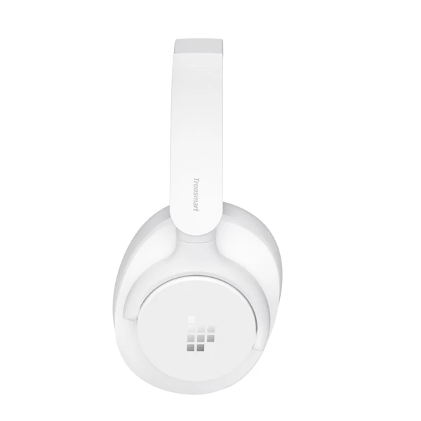 Tronsmart SOUNFII Q20S hibrid ANC fejhallgató, Bluetooth 5.3, 60 óra, Hi-Res, 90° forgó párnák, 2 eszköz, app vezérlés - Fehér