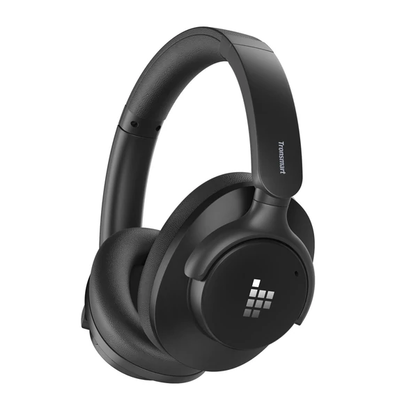Tronsmart SOUNFII Q20S hibrid ANC fejhallgató, Bluetooth 5.3, 60 óra, Hi-Res, 90° forgó párnák, 2 eszköz, app vezérlés - Fekete