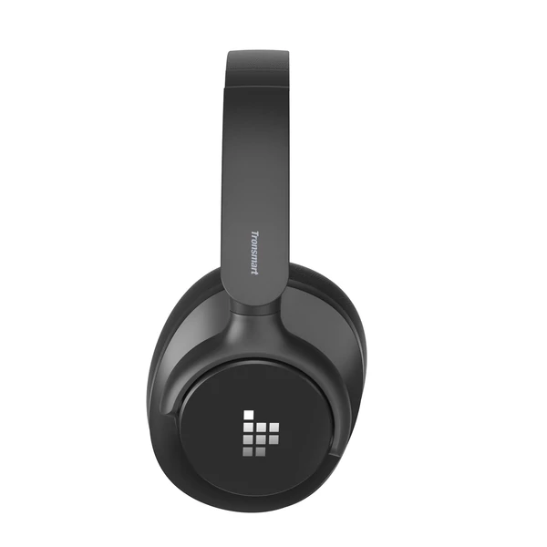 Tronsmart SOUNFII Q20S hibrid ANC fejhallgató, Bluetooth 5.3, 60 óra, Hi-Res, 90° forgó párnák, 2 eszköz, app vezérlés - Fekete