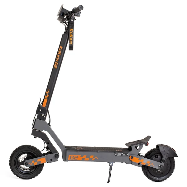 Kukirin G2 összecsukható elektromos roller, 800W, 48V 15,6Ah, 10" kerék, 45km/h, 55km hatótáv, érintőkijelző - Fekete