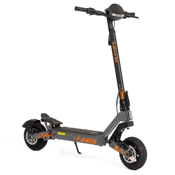 Kukirin G2 összecsukható elektromos roller, 800W, 48V 15,6Ah, 10" kerék, 45km/h, 55km hatótáv, érintőkijelző - Fekete