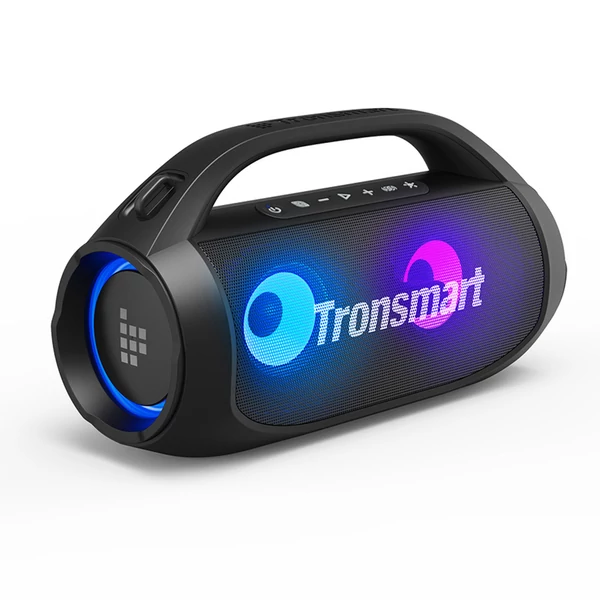 Tronsmart Bang SE Bluetooth party hangszóró, 3 fény mód, 24 óra üzemidő, IPX6 vízálló - Fekete