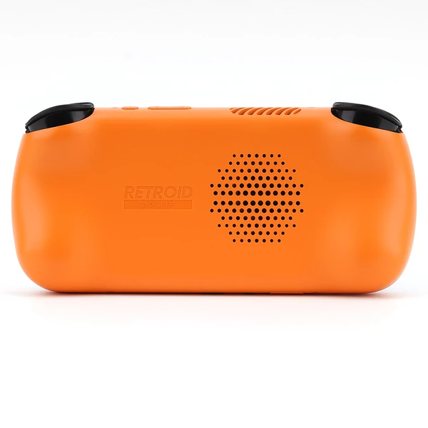 Retroid Pocket MINI játékkonzol, 3,7" AMOLED, 6GB+128GB, Android 10, 4000mAh, WiFi 6, BT 5.1, aktív hűtés, 27W gyorstöltés - Narancs
