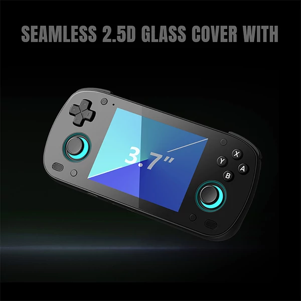 Retroid Pocket MINI játékkonzol, 3,7" AMOLED, 6GB+128GB, Android 10, 4000mAh, WiFi 6, BT 5.1, aktív hűtés, 27W gyorstöltés - Narancs