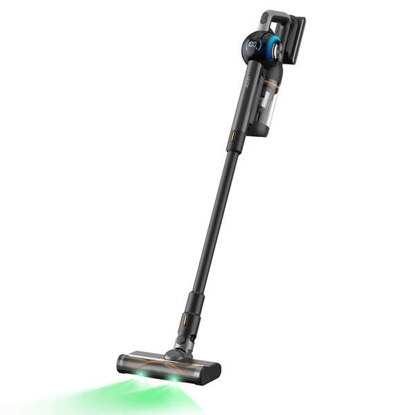 JIGOO V700 vezeték nélküli porszívó, 2,5L szívóállomás, automata portartály, 33KPa, LED, 55 perc üzemidő, padló, szőnyeg, állatszőr