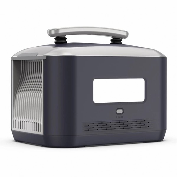 Bigblue CellPowa 600 hordozható áramforrás, 537Wh, 600W kült. generátor, LiFePO4 3500+ ciklus, 0-80% töltés 1,6 óra, 2*AC, 2*DC, 2*USB, 1*autós csatl