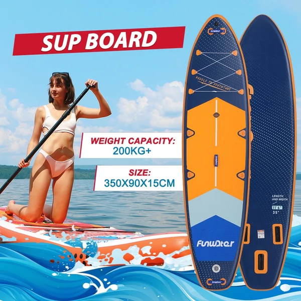 FunWater SUPFW43B álló evezős deszka 350*90*15 cm kamera rögzítéssel