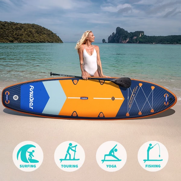 FunWater SUPFW43B álló evezős deszka 350*90*15 cm kamera rögzítéssel
