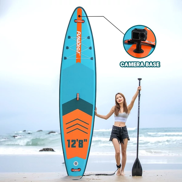 FunWater SUPFW41B állószörfdeszka 385×85×15 cm kamera rögzítéssel