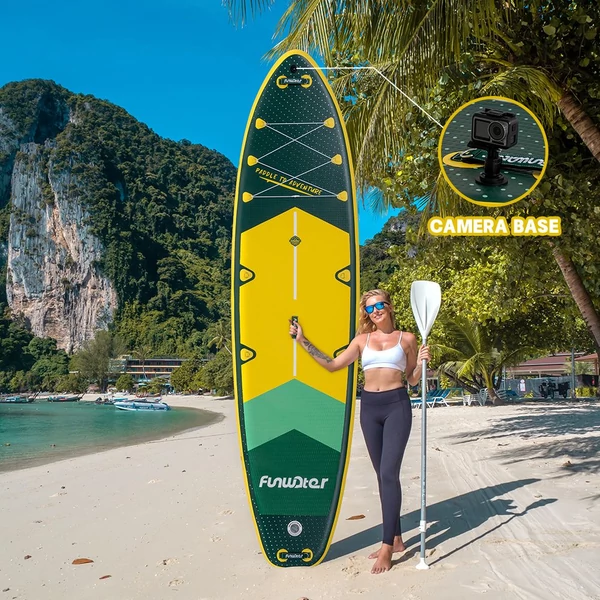 FunWater SUPFW43A állószörfdeszka 350×90×15 cm kamera rögzítéssel