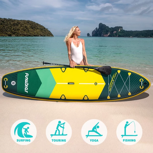 FunWater SUPFW43A állószörfdeszka 350×90×15 cm kamera rögzítéssel