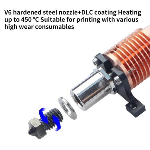 FYSETC 3D nyomtató hotend készlet Bambu Lab P1 sorozathoz