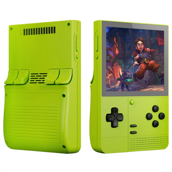 Retroid Pocket Classic Android 14 játékkonzol, 3,92" 1240×1080 AMOLED kijelző, 6GB RAM, 128GB tárhely, WiFi 5, BT 5.1, 5000mAh - Zöld