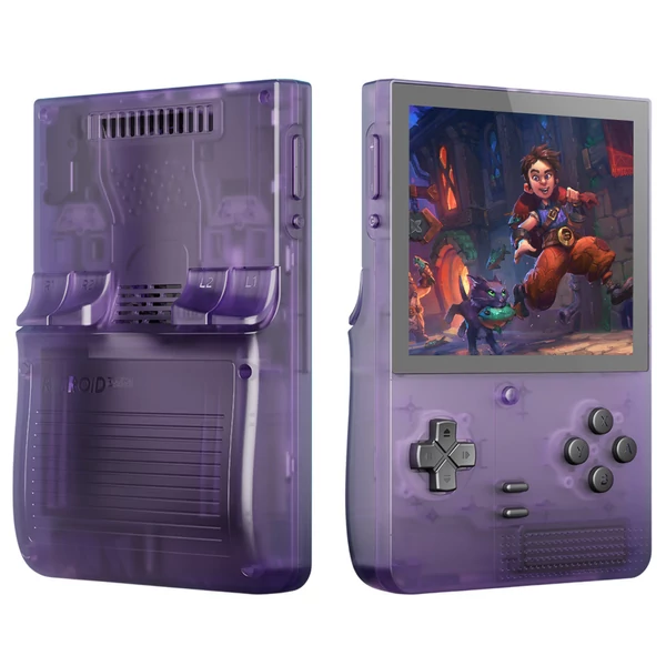 Retroid Pocket Classic Android 14 játékkonzol, 3,92" 1240×1080 AMOLED kijelző, 6GB RAM, 128GB tárhely, WiFi 5, BT 5.1, 5000mAh - Lila