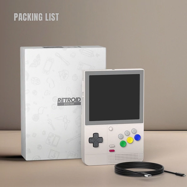 Retroid Pocket Classic Android 14 játékkonzol, 3,92" 1240×1080 AMOLED kijelző, 6GB RAM, 128GB tárhely, WiFi 5, BT 5.1, 5000mAh - Kék