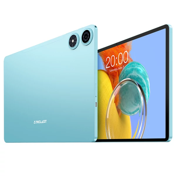 Teclast P50 Android 15 tablet, 11" 800×1280 IPS, Unisoc T606 8 mag, 8+12GB RAM, 128GB ROM, WiFi, BT 5.0, 5+8MP kamera, GPS, 7000mAh