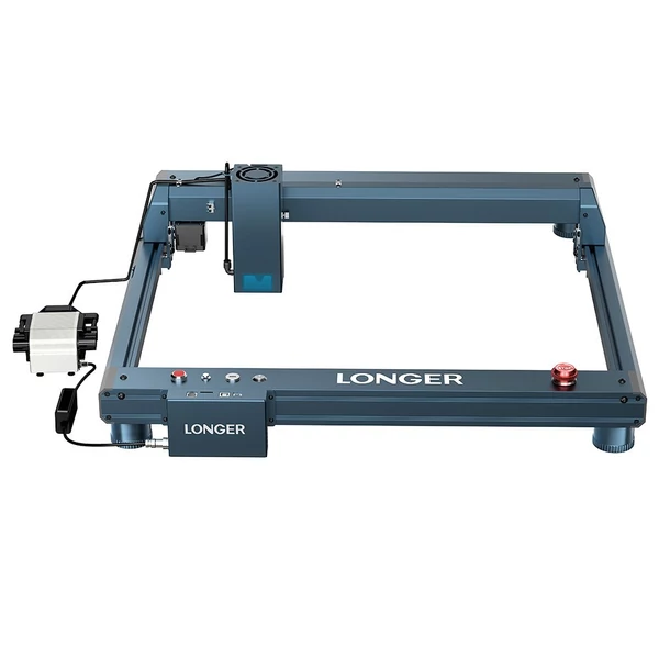 LONGER Laser B1 lézergravírozó-vágó, 6 magos fej, 33-36W teljesítmény, 450x440mm gravírozási terület - 20W